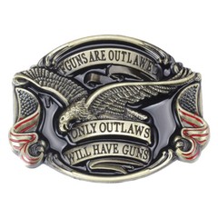 Flying Eagle Men&rsquo;s Belt Buckle Western Cowboy Native American (EG-17-G)