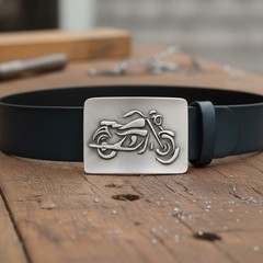 Motorcycle Belt Buckle Metal Vintage Style Western Outdoor