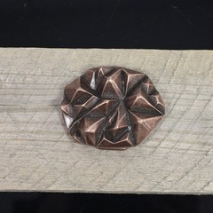 Punk Style Pyramid Textured Belt Buckle in Antique Copper, Craft Interchangeable Buckle