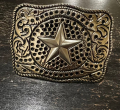 WESTERN STAR Belt Buckle, Metal Belt Buckle – New