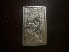 Western Belt Buckle with Bull Head Logo Metal