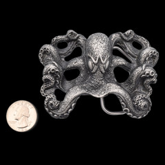 Octopus Deep Sea Creature Nautical Belt Buckle