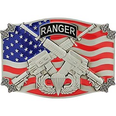 U.S. Army Airborne Ranger American Hero Belt Buckle