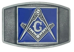 Mason Freemason Masonic Enameled Belt Buckle Masons New