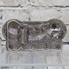 Standard Car Truck Co Barber Railroad Truck 3D Belt Buckle Silver USA Limited Ed