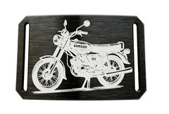 Crios Branding Belt Aluminium Buckle Simson S51 Legend Moped Motorcycle