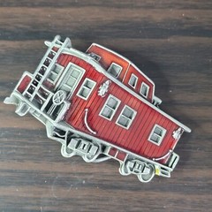 Vintage The Great American Chicago Train Caboose Mens Belt Buckle