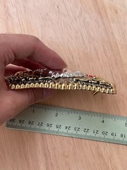 Western Buckle Silver Gold Red Black Red Horse Cowboy Buckle 2 » Hebilla Vaquero