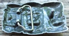 BRAND NEW TIKI MASKS FACE HAWAII ISLANDS BELT BUCKLE !!