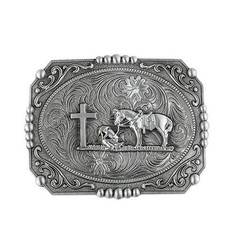 Belt Buckle Western Praying Cowboy Cross Horse Rodeo Men&rsquo;s Women&rsquo;s Unisex
