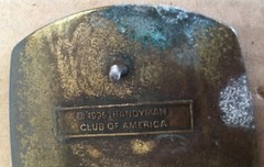 Handyman Club Of America Hunting Club Life Member Belt Buckle Lot of 2