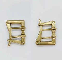 Solid Brass 40mm Quick Release FireFighter Belt Buckle 2 Prong Men&rsquo;s Belt Buckle