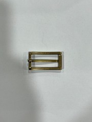 Solid Brass Raw Brass Belt Buckle Made in Italy Fits 0.79&Prime; Belt Strap