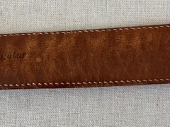 Vintage Pat Areias Sterling Silver Buckle and American Alligator Belt Size 29
