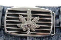 New Men Silver Metal Western Fashion Bull Belt Buckle Texas Long Horn Cow Bling