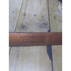 Vtg Banjo & Guitars Belt Leather Country Blue Grass Music Belt