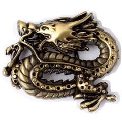 Dragon Men&rsquo;s Belt Buckle Western Cowboy Native American (DRGN-01)