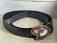 Arizona Diamondbacks Pewter Belt Buckle 56 in Belt 2005 Great American Products