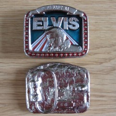 Elvis Retro music belt buckle (choice designs)