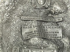 Gene Autry Horse Guns Guitar Music 1993 Belt Buckle by SMKW #610 of 10,000