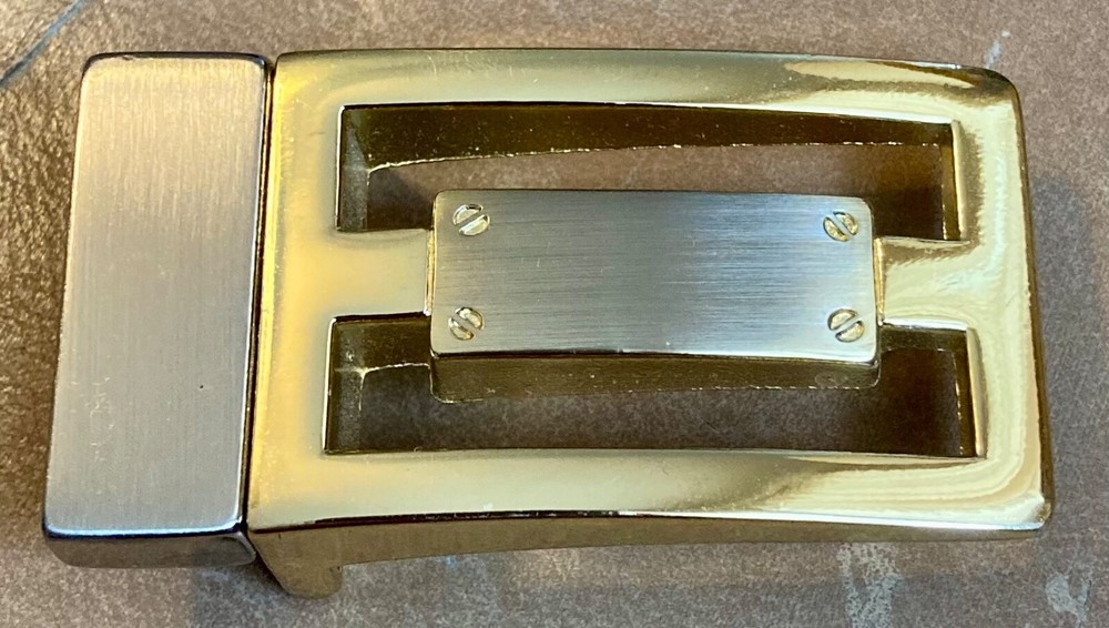 Dressy Reversible Belt Buckle Replacement – Would Look Nice Engraved