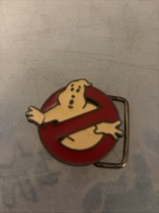 Ghostbusters 2&Prime; Belt Buckle Retro Logo Style Enamel 1986 Made In USA Lee