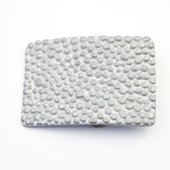 Studded belt buckle grey for 4 cm removable belt gift idea unisex gs72vg