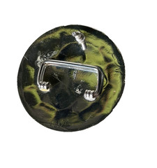 Western Mens Belt Buckle 3.25 x 3.25 in Southern Cross Cowboy Black Silver 1.5