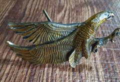 Flying Eagle Metal Belt Buckle 506 The Great American Co Chicago USA