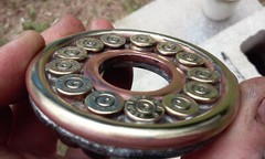 9mm copper and brass circle belt buckle – RT ARTISAN WORKS