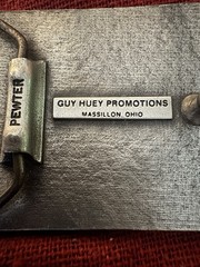 Vintage G.A. Simmons Inc Oil Field Construction Belt Buckle Guy Huey Promotions