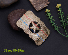 WESTERN COWBOY CHAMPION GLOD TEXAS RANGER STAR RODEO 3D JEANS TROPHY BELT BUCKLE