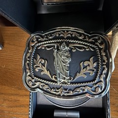 Western Style Saint Jude Buckle Hebilla Vaquero San Judas