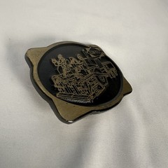Vintage Dynabuckle Blaw Knox Paver Brass Belt Buckle Industrial USA Made #1151