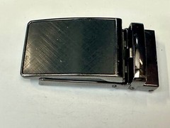 Replacement Black Mesh Pattern Ratchet Style Belt Buckle