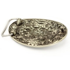 Cancer german silver belt buckle, Cancer Crab Horoscope Astrological Zodiac Sign