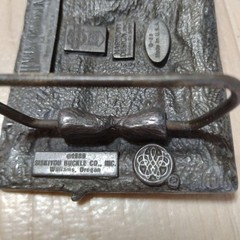 Harley-Davidson Belt Buckle, Vntage Engine Frame Wing Motifs G-88 Harmony 1989