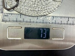 4 Ball Number Channel 4 News? Vintage Custom Enameled Belt Buckle