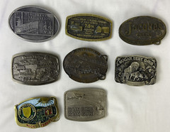 Mixed Lot of 8 pcs Belt Buckles Agriculture, Seeds, Irrigation Etc.