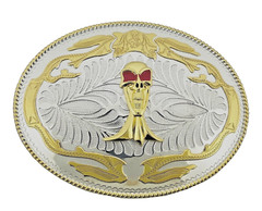 Skull Belt Buckles Gold Silver Metal Western Cowboy Cowgirl Rodeo Style Skeleton