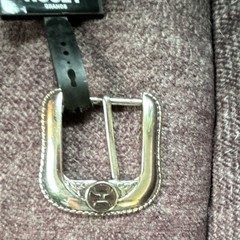 Hooey Men&rsquo;s Western Logo Rectangular Silver Metal Belt Buckle 1.5in