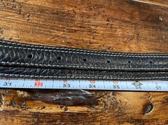 Navajo Carla Nunez James Reid Dgn Sterling Silver Belt Buckle 33-35”-1.3/8”🦬✅