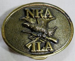 NRA Vintage Belt Buckle 1990&rsquo;s USA Made