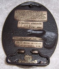 Mule Days 1991 Bishop California Solid Bronze Metal Belt Buckle
