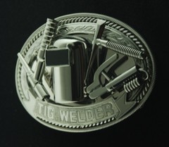 (8X11 cm) MADE BY ORDER MEN BELT BUCKLE HANDMADE STAINLESS STEEL TIG WELDER 1
