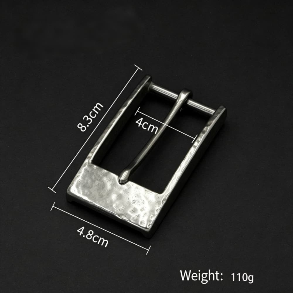 Vintage Steel Belt Buckle Retro Square Frame Hardware Clothing DIY Accessory