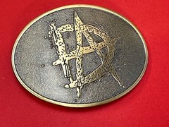 Dean Ambrose Jon Moxley Belt Buckle Wwe Loot Crate Exclusive 2016 Wrestling