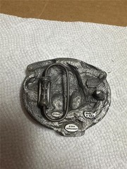 1994 Bergamot Brass Works Til Death Do Us Part Belt Buckle V-249