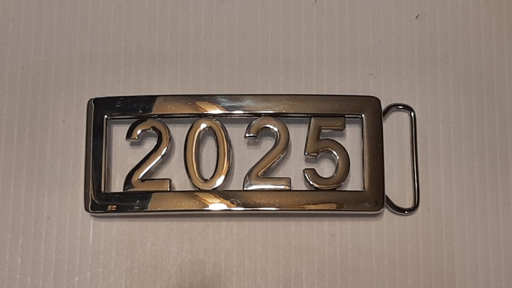 (Happy New Year) 2025 CUSTOM Belt Buckle-Put ANY LETTERS &/OR NUMBERS on Buckle