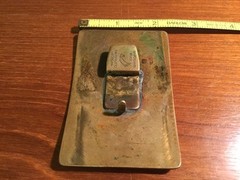 VTG Belt Buckle Ampersand Brass Engraved Belt Buckle – Engraved Bull Design